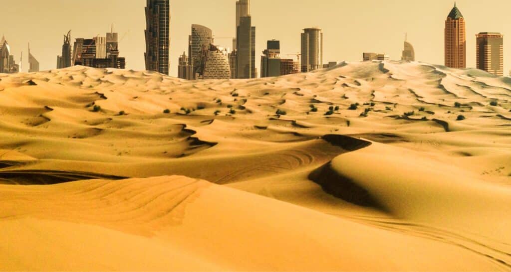 Main Desert Safari Locations & Distances