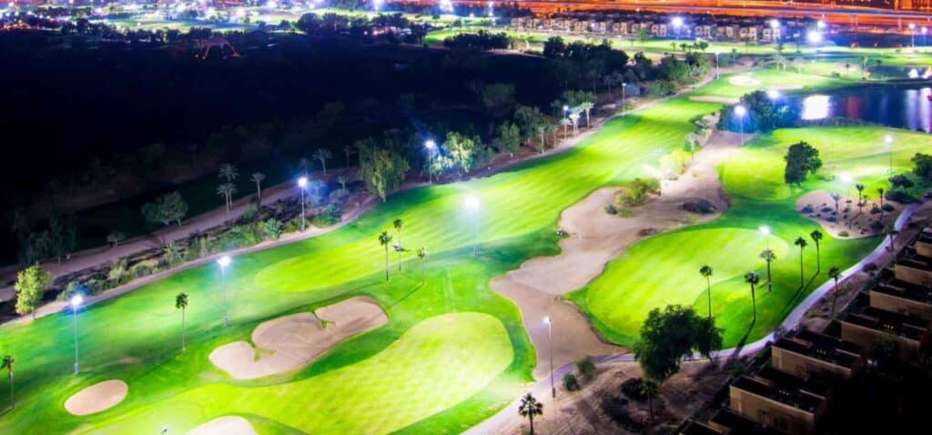 Night Golf at Emirates Golf Club