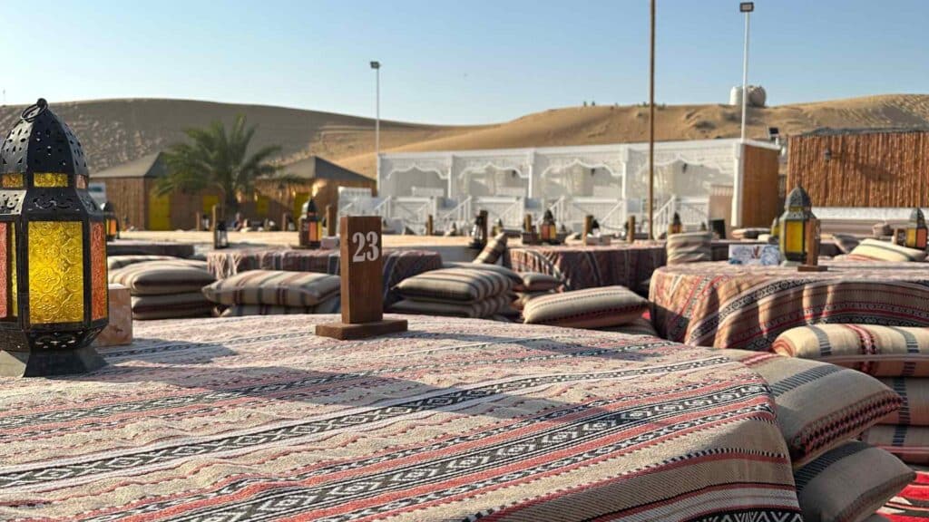 The Concept of Dinner in the Desert dubai