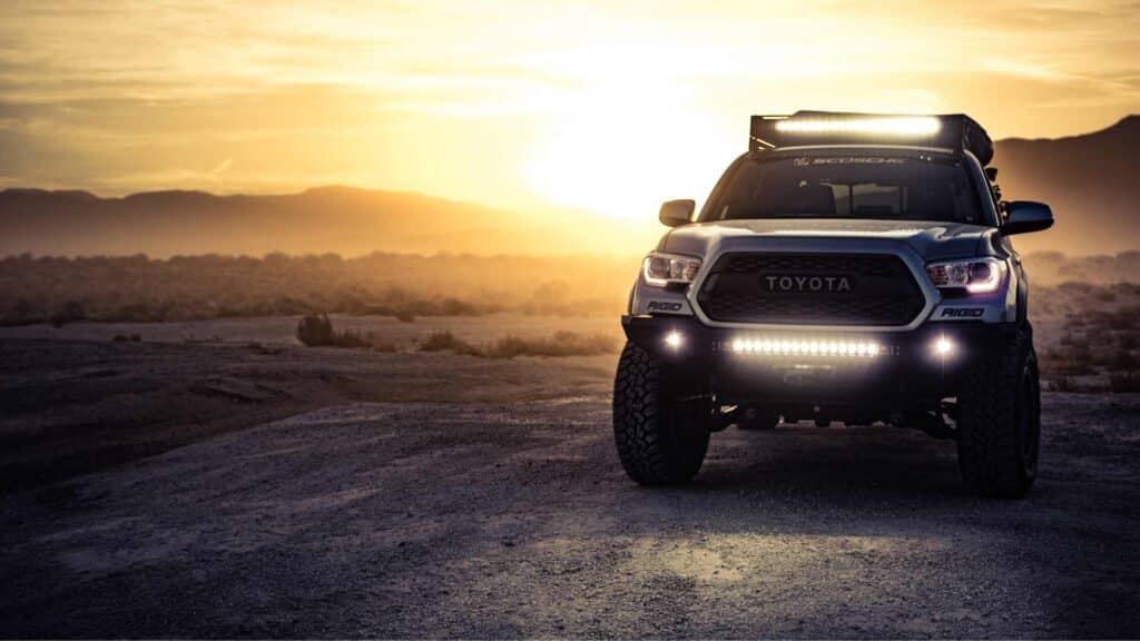 Toyota Sequoia for dune bashing desert in dubai