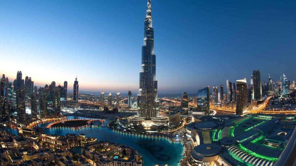 dinning in Burj Khalifa